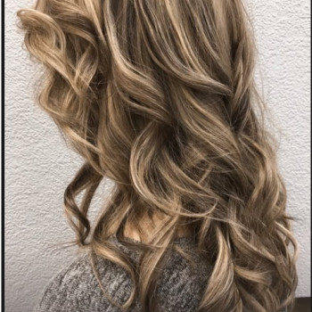 мелірування, колорування з укладанням