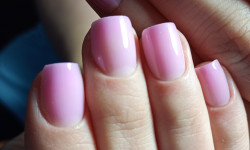 Сложное укрепление твёрдым гелем, ламинирование с исправлением архитектуры Мастер маникюра Анна Запорожье