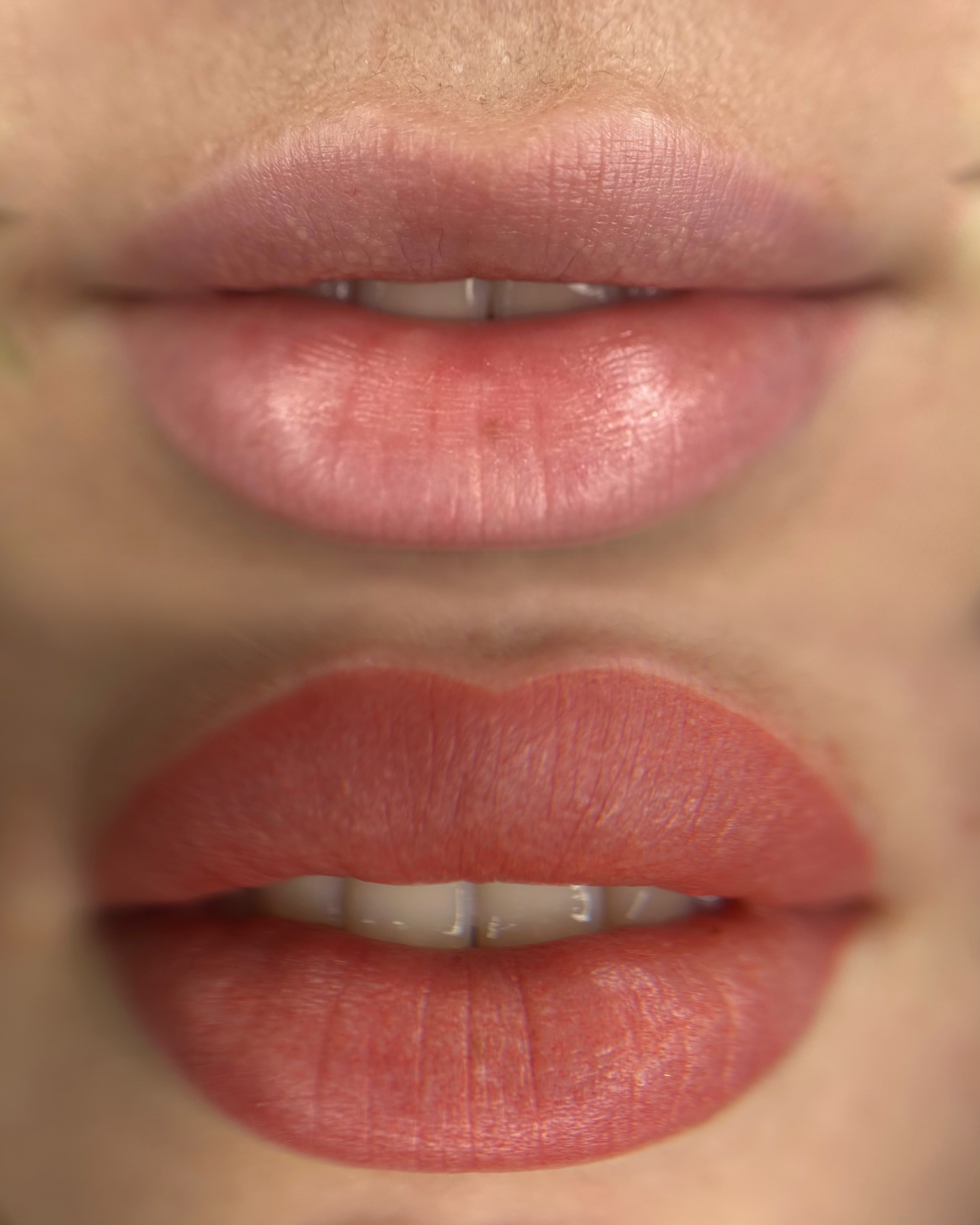 Акварельный татуаж губ перманент, фото - Мастер татуажа Дана