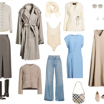 Базовий гардероб під клієнтку з фігурою - прямокутник. Стильовий вектор - натуральний, характеристика - світлота