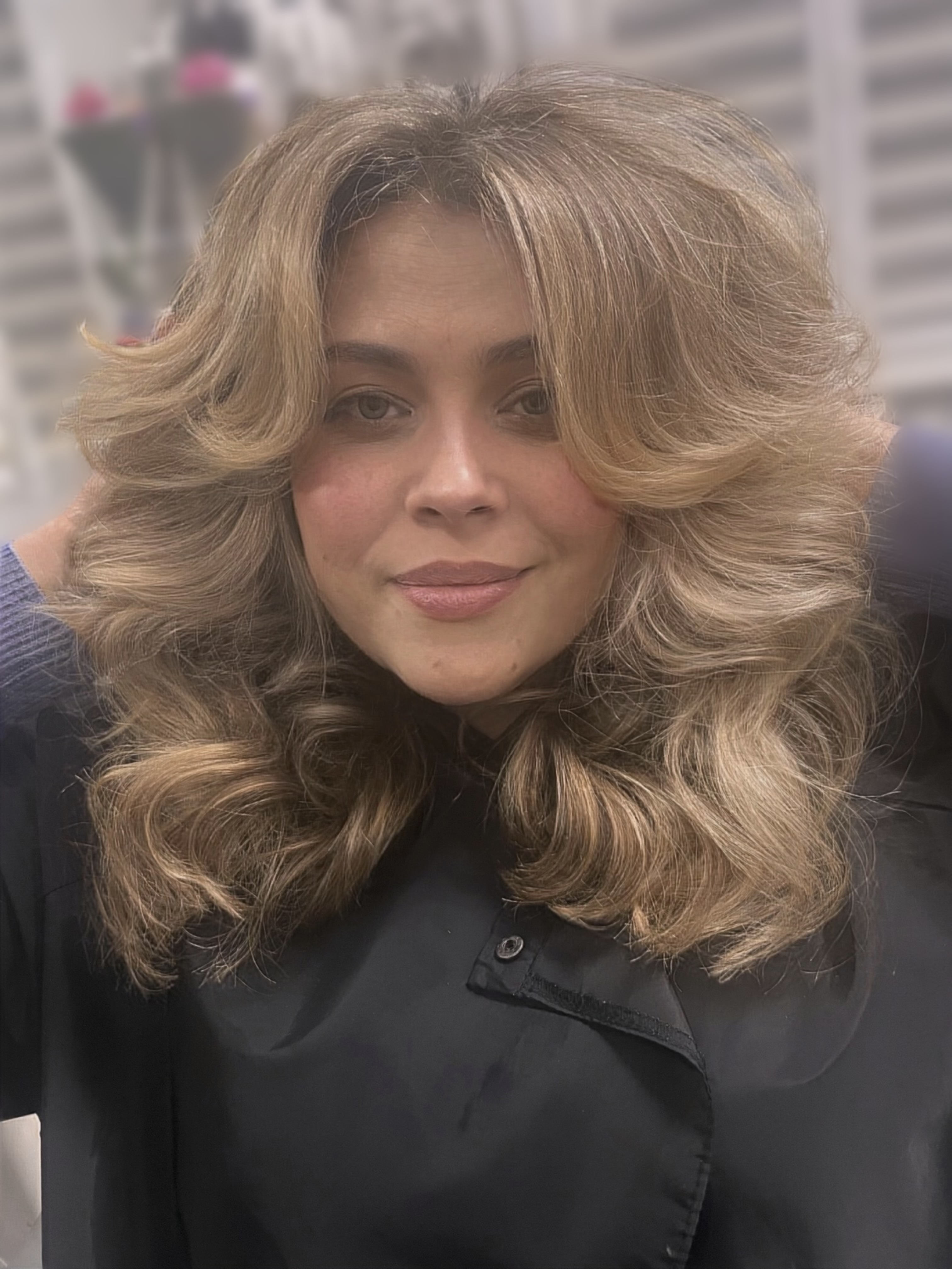 Стрижка каскад на середнє волосся жіноча, фото - Жіночий перукар Оксана Листопадова