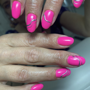 Маникюр (комби )*укреплени +покрытие гель лаком 600 гр