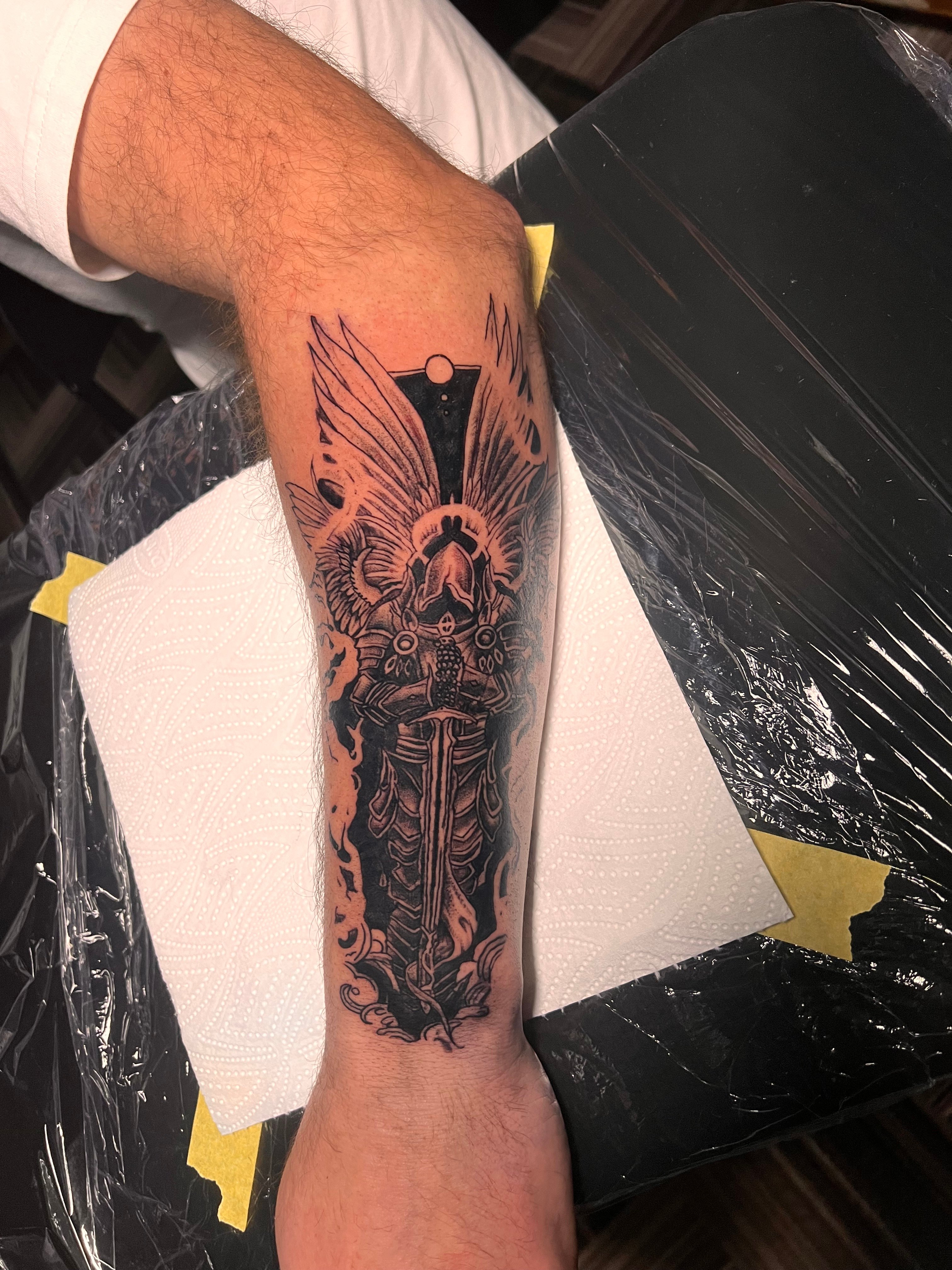 Для хлопців на руці смерть, фото - Тату майстер Олег Николаевич