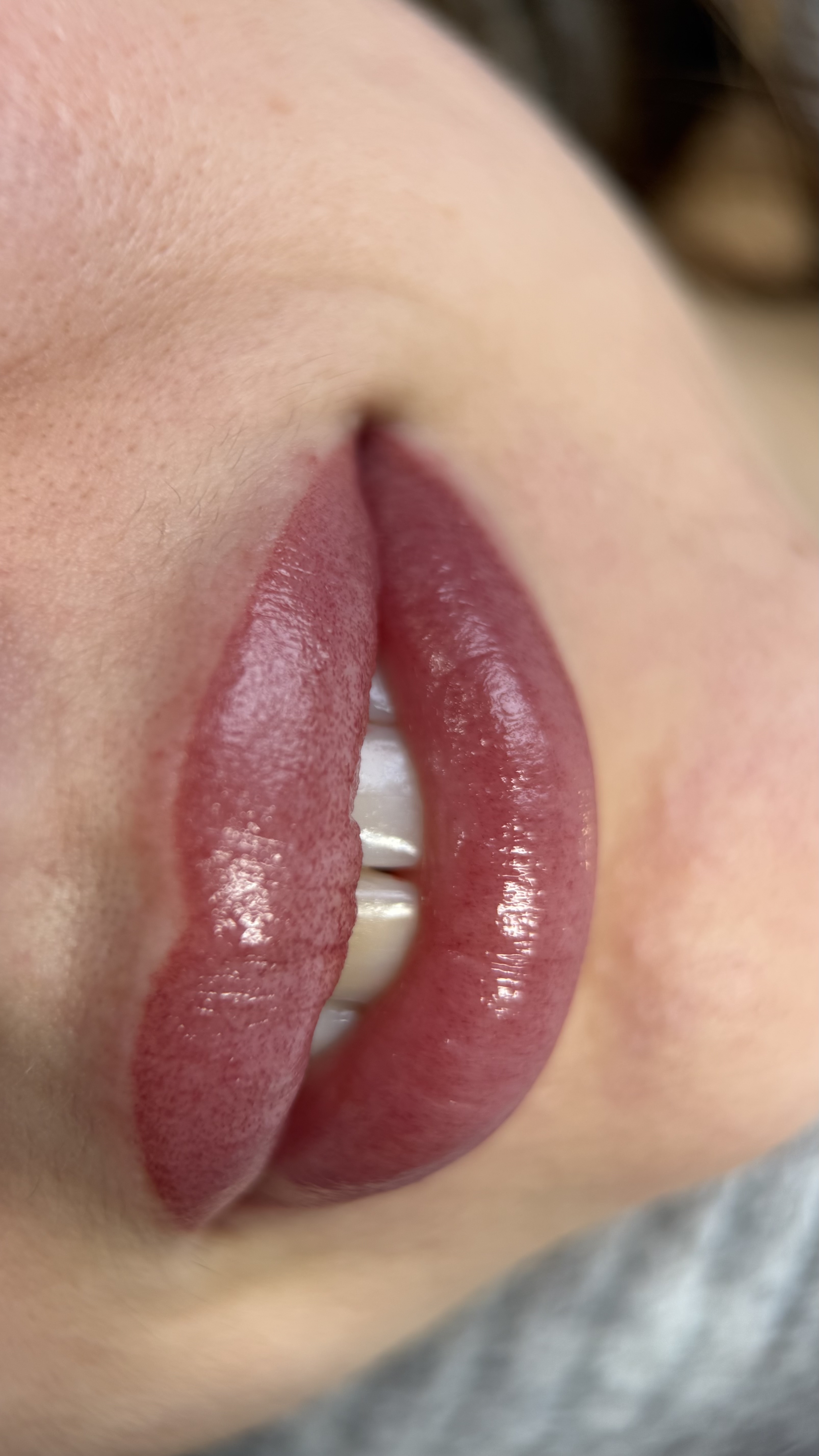 Акварельный татуаж губ перманент, фото - Мастер татуажа Наталья Белевцева