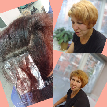 Коротка жіноча стрижка боб на коротке волосся, фото - Перукар Олександра Кавлак