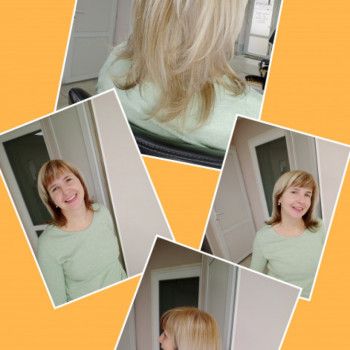 Стрижка каскад каре коротка жіноча, фото - Перукар Олександра Кавлак