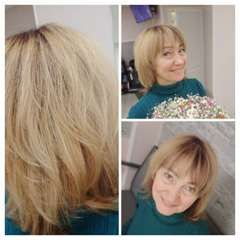 Стрижка каскад короткая женская на короткие волосы, фото - Парикмахер Олександра Кавлак