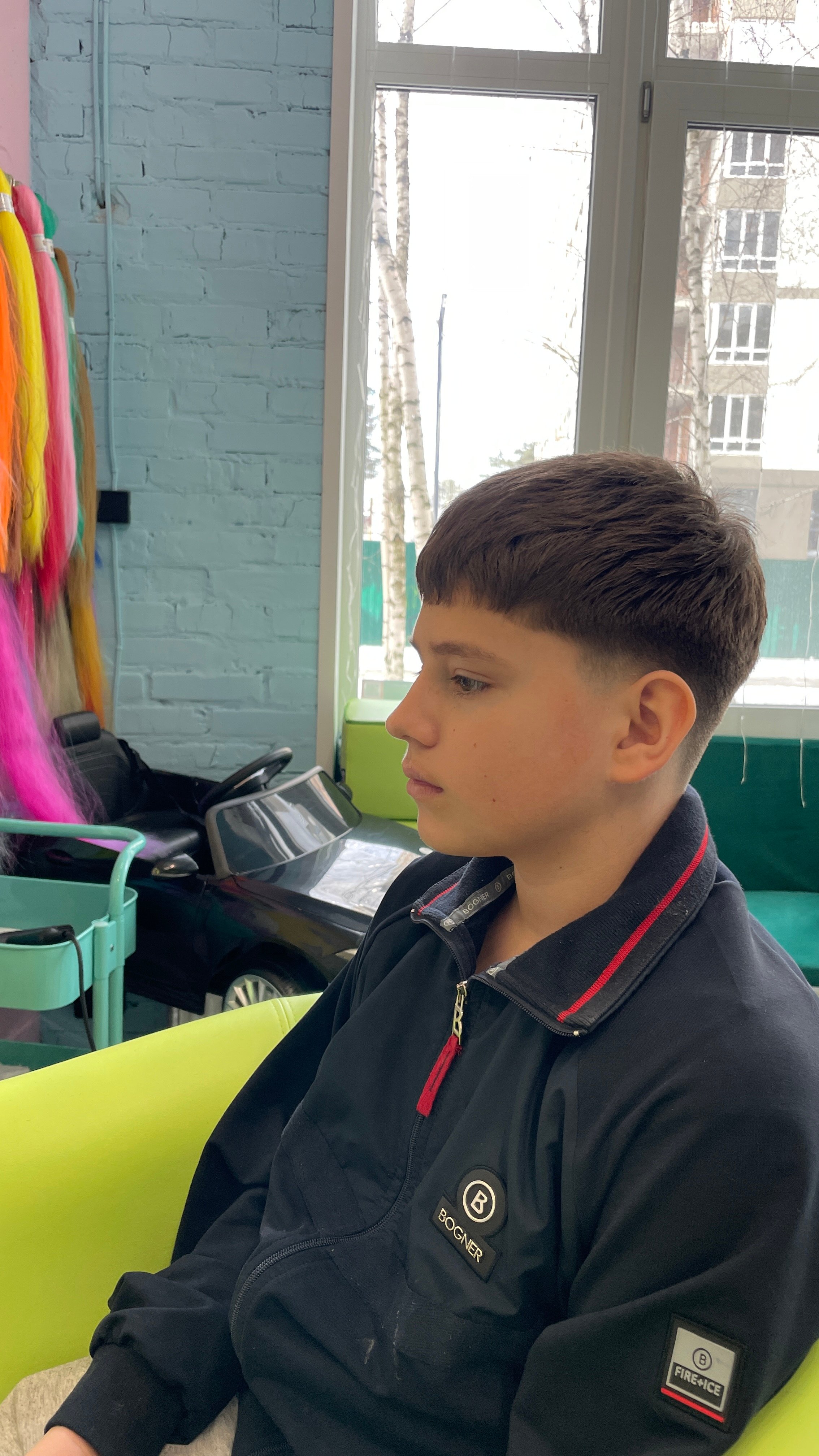Мужская стрижка кроп для мальчика, фото - Барбершоп Bubble barber