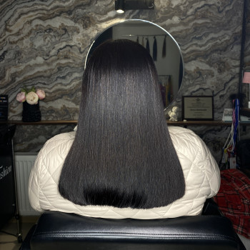 Після Кератинового вирівнювання