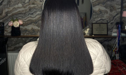 Кератиновое выпрямление волос Тритментолог Олена Винница