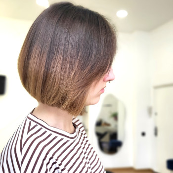 Стрижка каре женская градуированная, фото - Парикмахер Кристина Лебедева