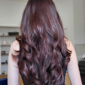 Стрижка каскад на длинные волосы укладка, фото - Парикмахер Кристина Лебедева