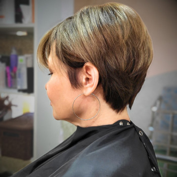 Стрижка піксі коротка жіноча боб, фото - Перукар Христина Лебедєва