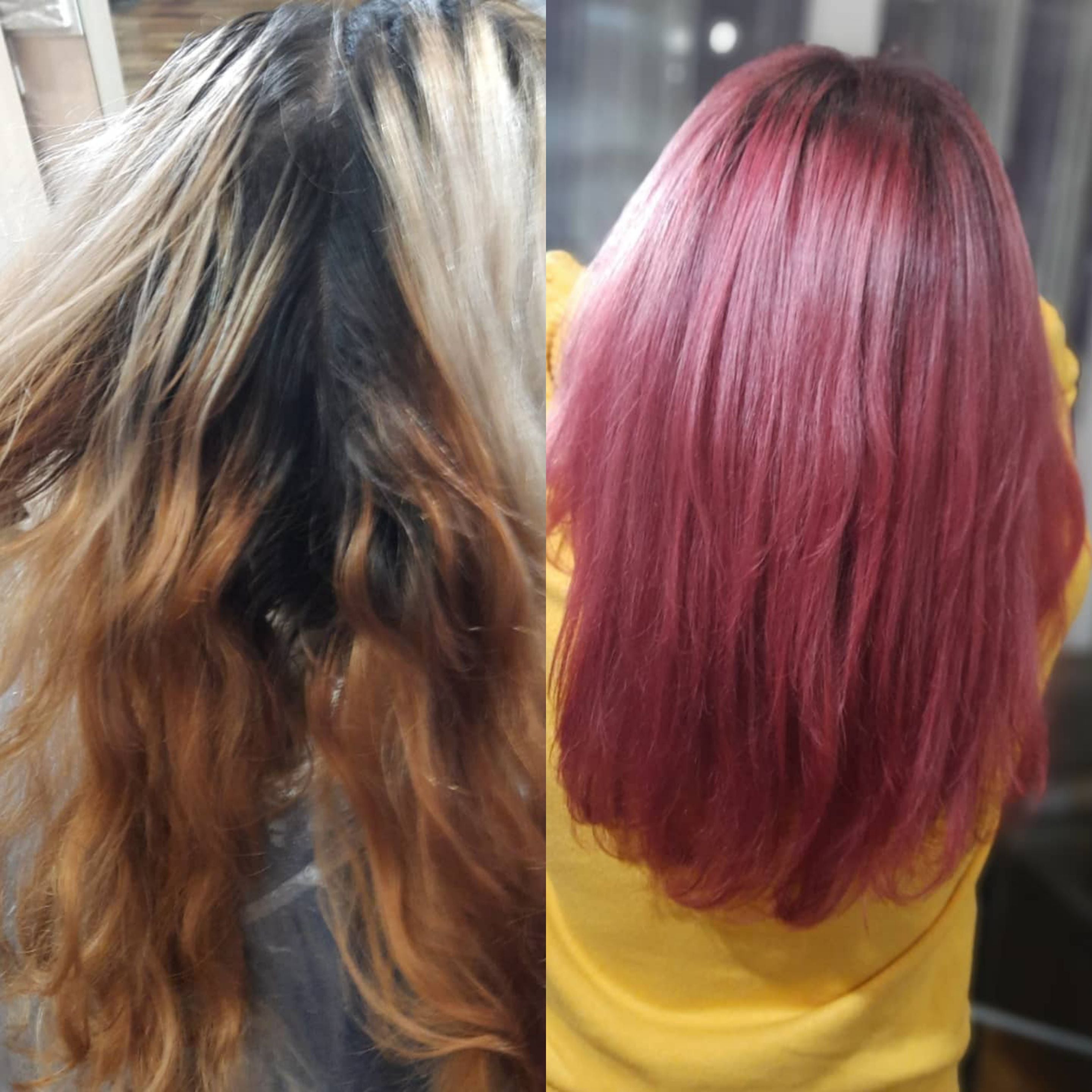 Сложное окрашивание балаяж растяжка цвета, фото - Парикмахер Кристина Лебедева