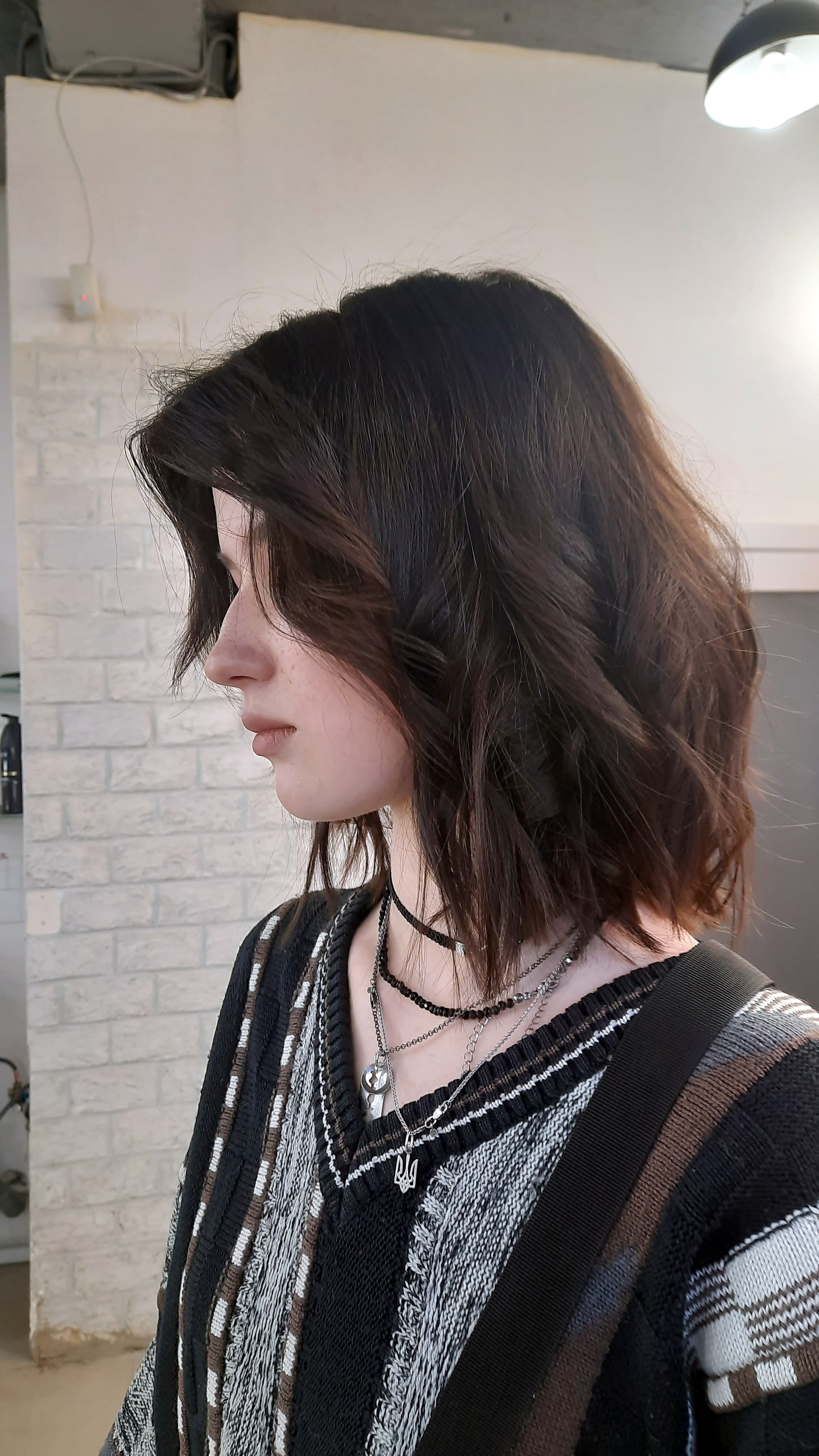 Стрижка каскад на середнє волосся боб, фото - Перукар Христина Лебедєва