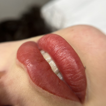 Акварельный татуаж губ перманент перманентный макияж, фото - Мастер татуажа Ольга Чикалова