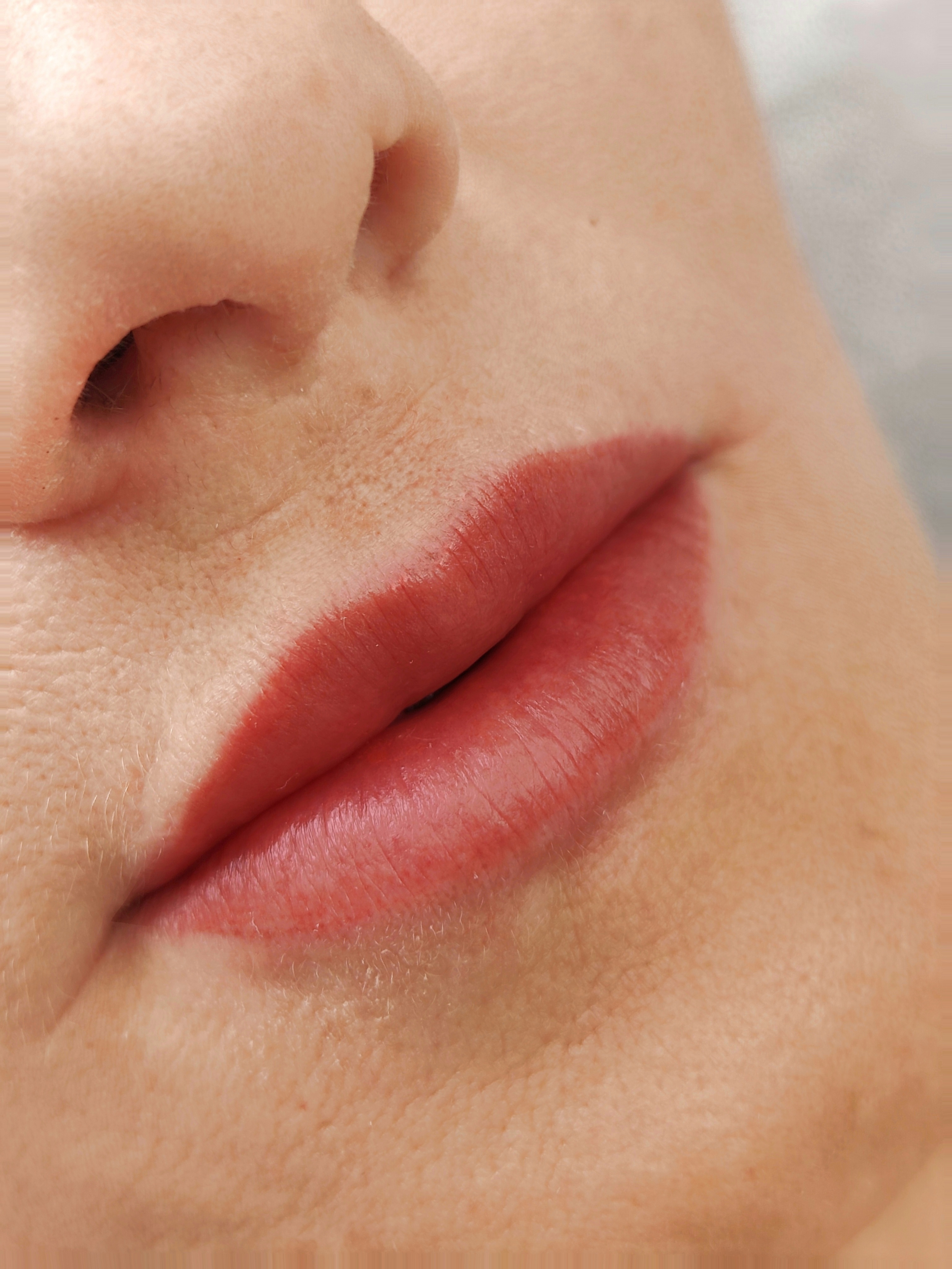 Акварельный татуаж губ перманент, фото - Мастер татуажа Ольга Павлик