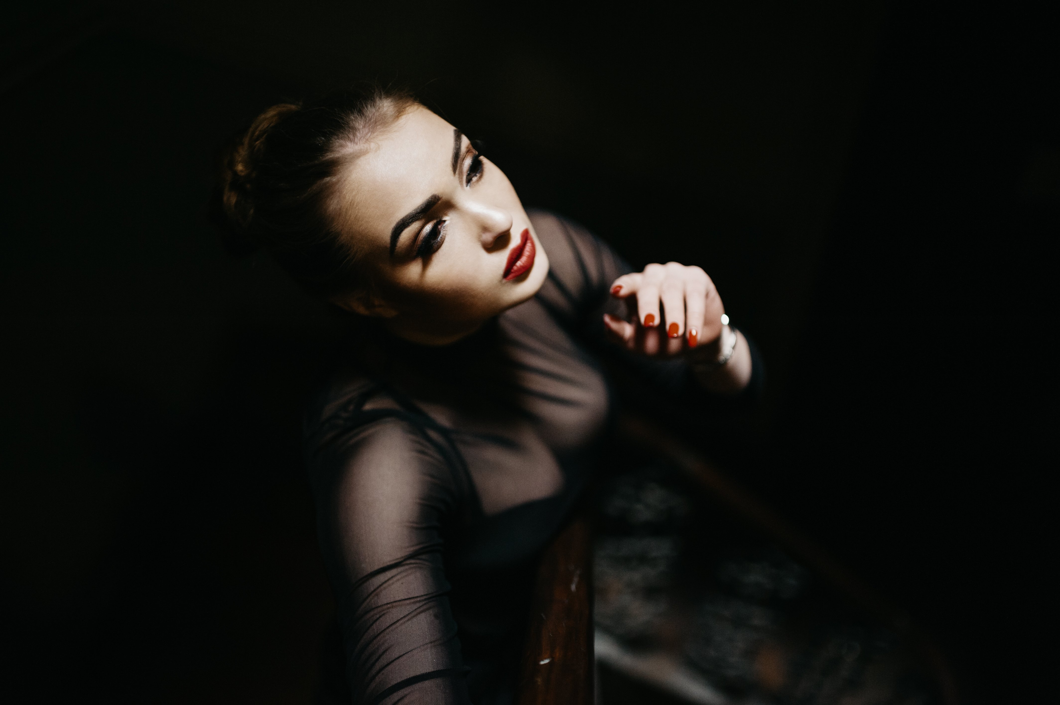 Фотосесія на чорному фоне індивідуальна, фото - Весільний фотограф Тарас Нога