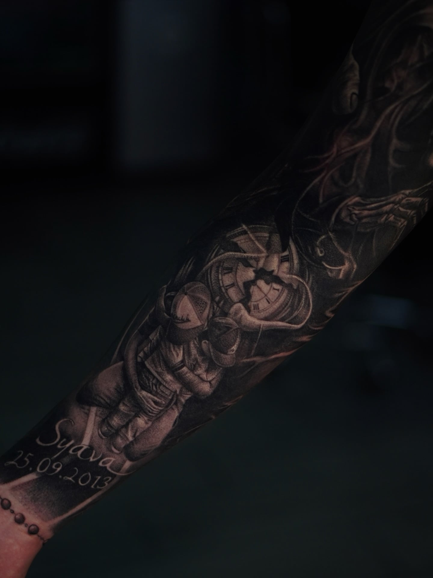 Мужские рукав реализм, фото - Тату салон TATTOO LAMARCH