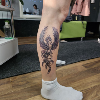 Приват феникс тату