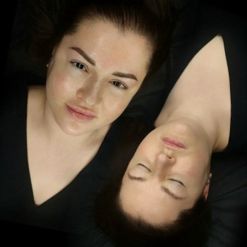 Пудровые брови перманент бровей шотирование, фото - Мастер татуажа Катерина Андреева