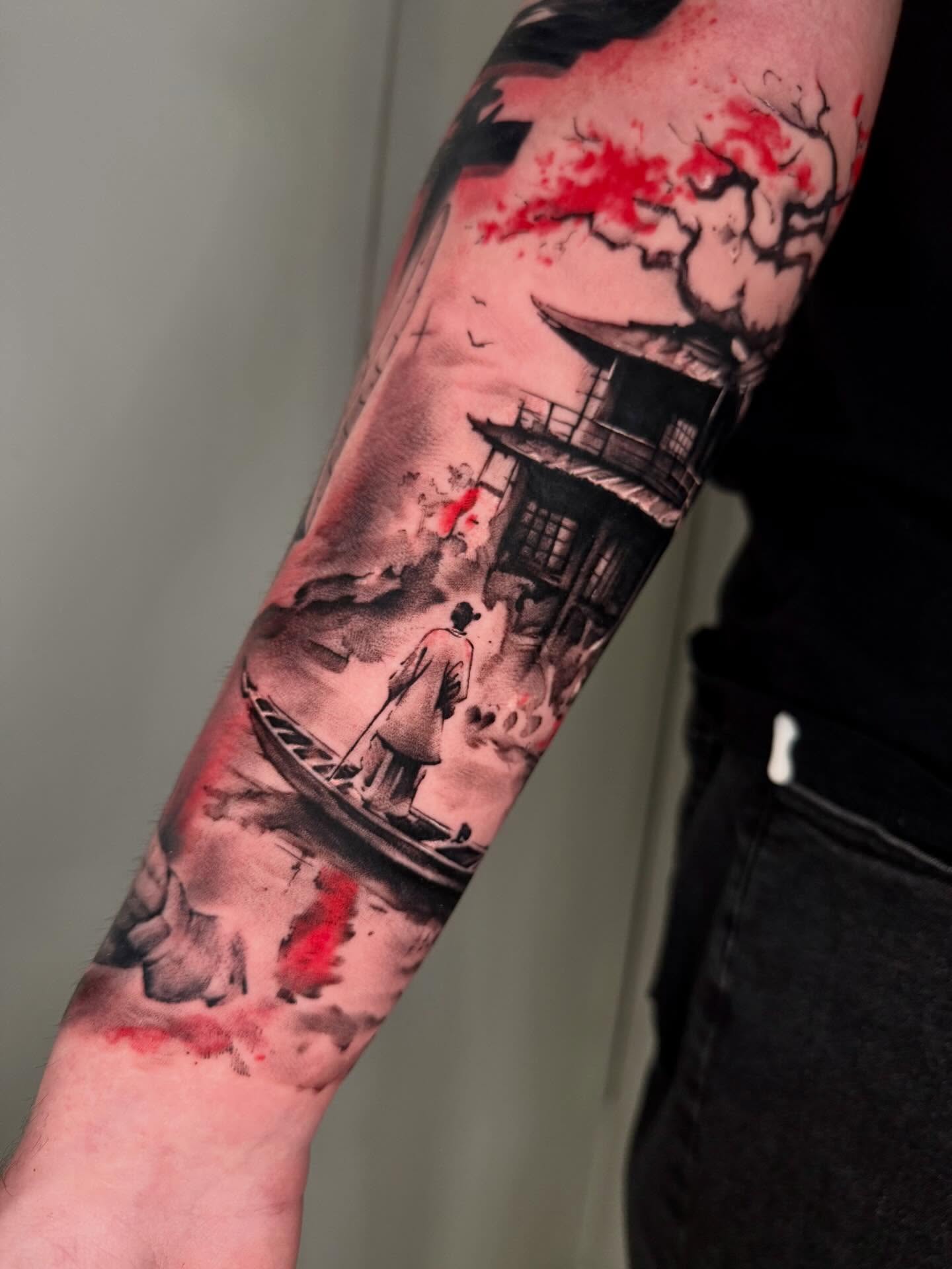 Мужские на предплечье ориентал, фото - Тату салон TATTOO LAMARCH