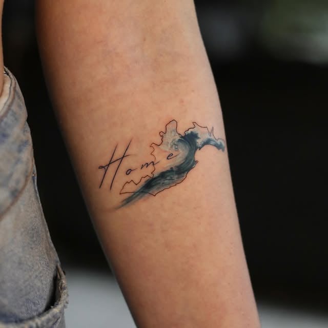 На руке предплечье цветные, фото - Тату салон TATTOO LAMARCH