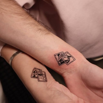 Тату парні міні, фото - Тату салон TATTOO LAMARCH