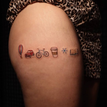 Тату міні, фото - Тату салон TATTOO LAMARCH