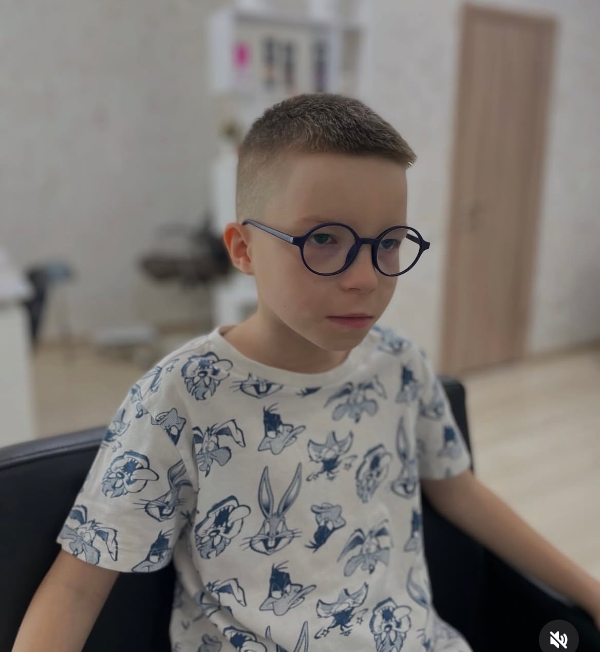 Стрижка кроп дитяча, фото - Барбер Аліна Колібабчук