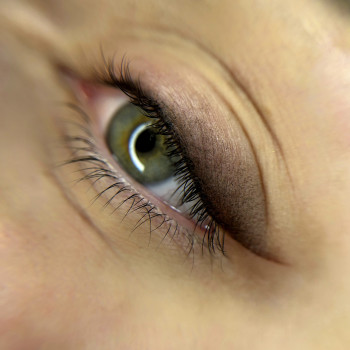 Перманент глаз татуаж стрелки стрелка с растушевкой, фото - Мастер татуажа Дана