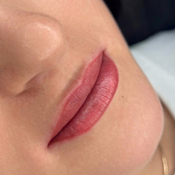 Татуаж губ перманентный макияж 3D, фото - Мастер татуажа Дана