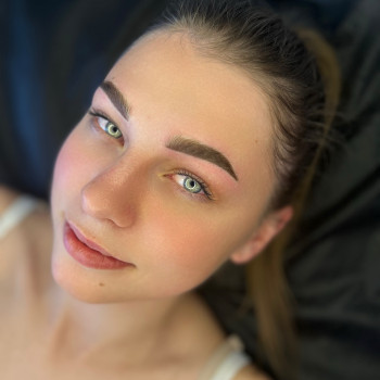 Перманент брів пудрове напилення піксельні брови, фото - Майстер татуажу Дана