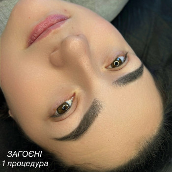 Пудровые брови татуаж бровей пудровое напыление, фото - Мастер татуажа Дана