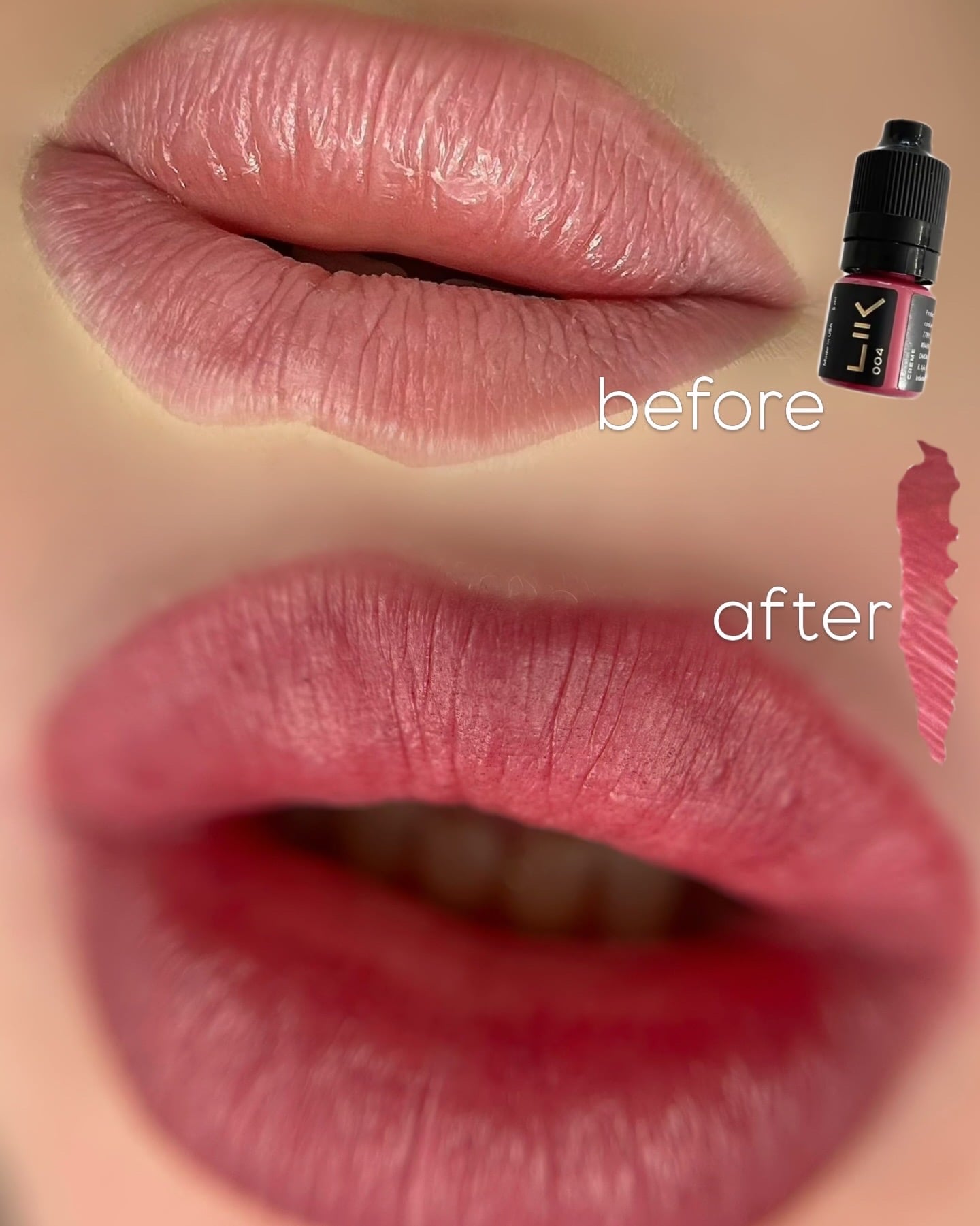 Перманент до і після, фото - Мастер татуажа Ольга Леус