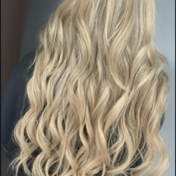 Складне фарбування рельєфне перловий блонд, фото - Перукар-візажист Елена Сотник