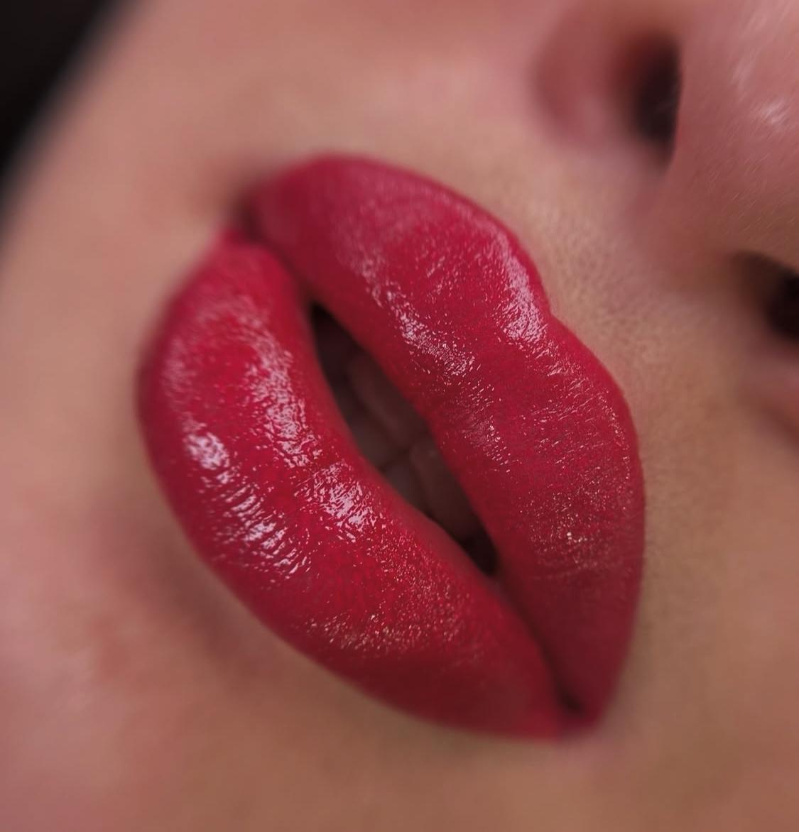 Перманентний макіяж губ, фото - Косметолог Татьяна Гандзюк