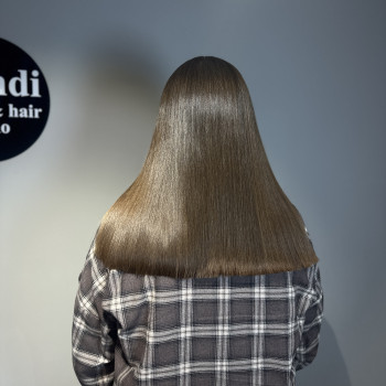 Кератинове вирівнювання ПІСЛЯ