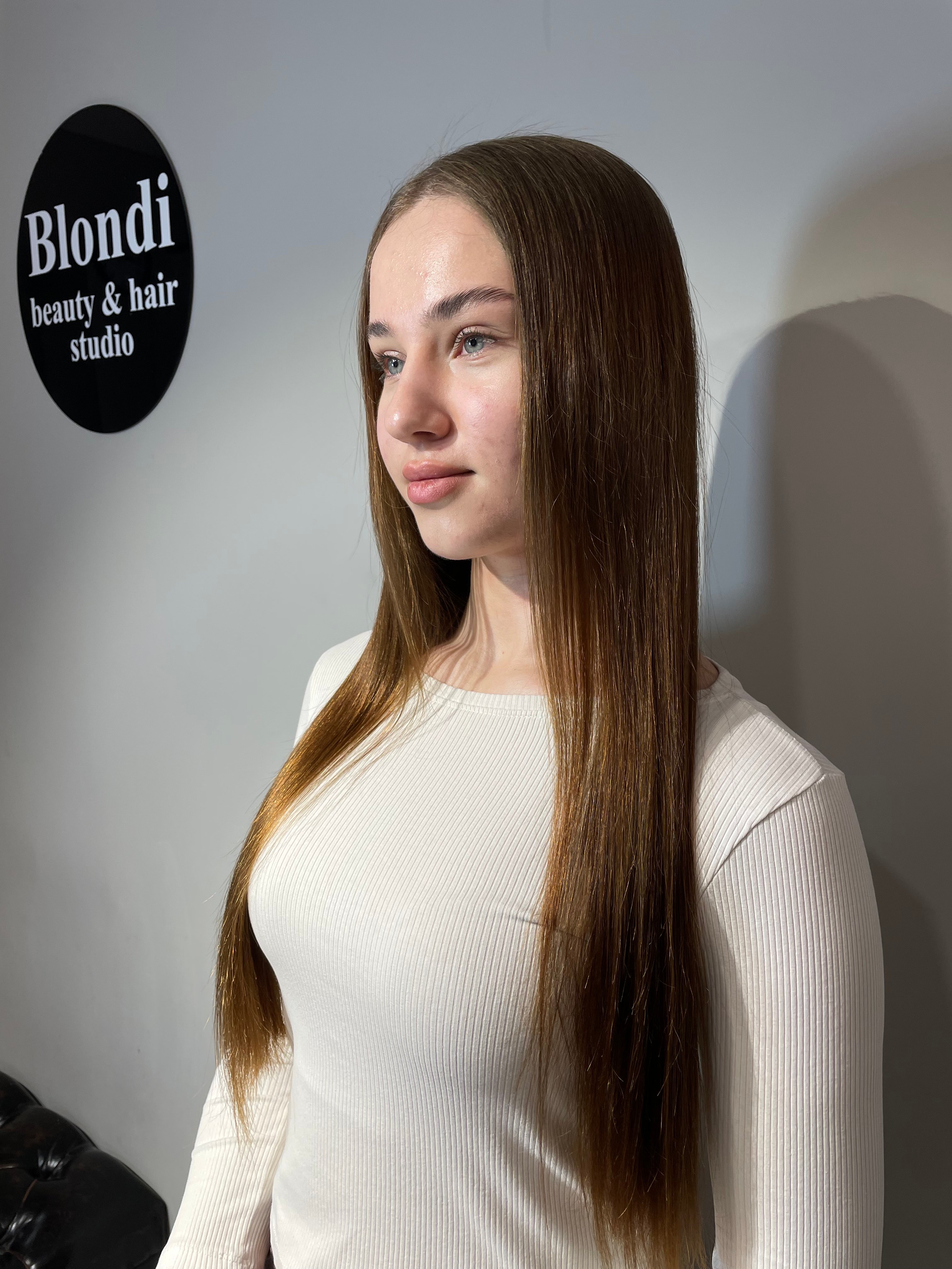 Кератинове вирівнювання ПІСЛЯ, фото - Студия красоты Blondi studio