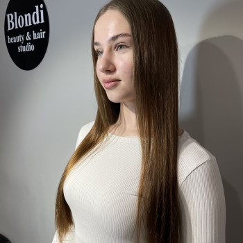 Кератинове вирівнювання ПІСЛЯ