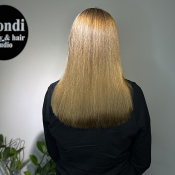 Кератинове вирівнювання ПІСЛЯ