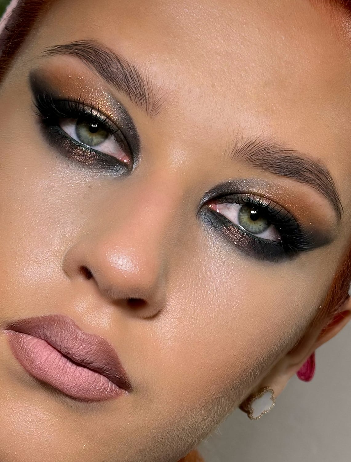 Макияж глаз вечерний яркий, фото - Визажист Катерина Полежаєва