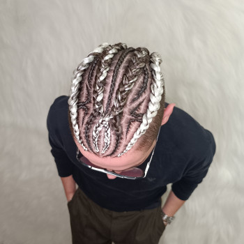 Косички коси з канекалоном, фото - Перукар Софія Гриценко