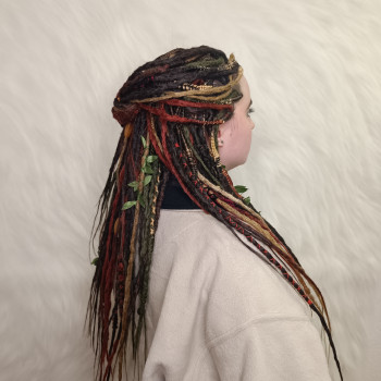 Косички коси з канекалоном, фото - Перукар Софія Гриценко