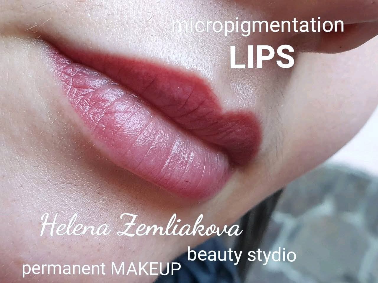 Перманентний татуаж губ татуаж губ, фото - Парикмахер-колорист Альона Землякова