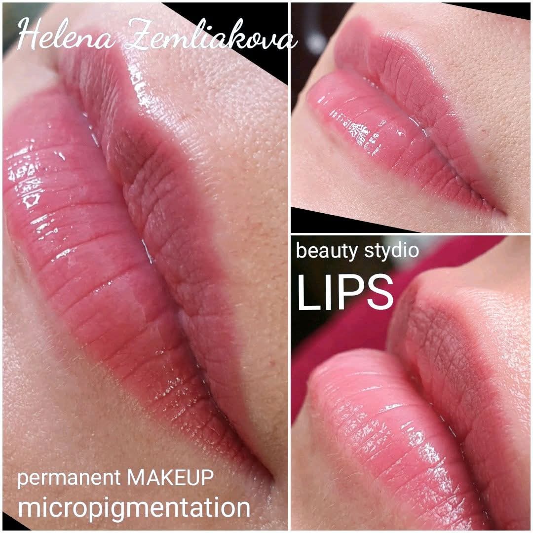 Перманентний татуаж губ татуаж губ, фото - Парикмахер-колорист Альона Землякова