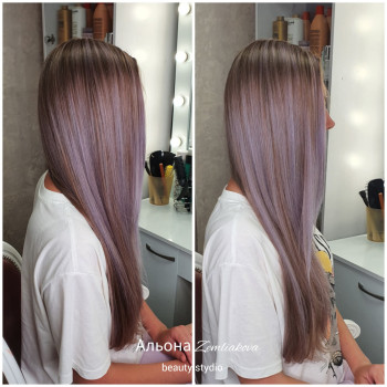 Фарбування волосся, фото - Перукар-колорист Альона Землякова
