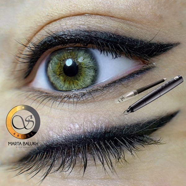Татуаж очей стрілки перманентний макіяж повік, фото - Майстер татуажу Марта Балух