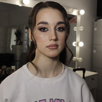 Макіяж для карих очей смоки айс та темного волосся, фото - Перукар-візажист Олена Омельченко