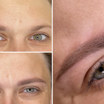 Запит клієнтки на м'який пудровий эффект.